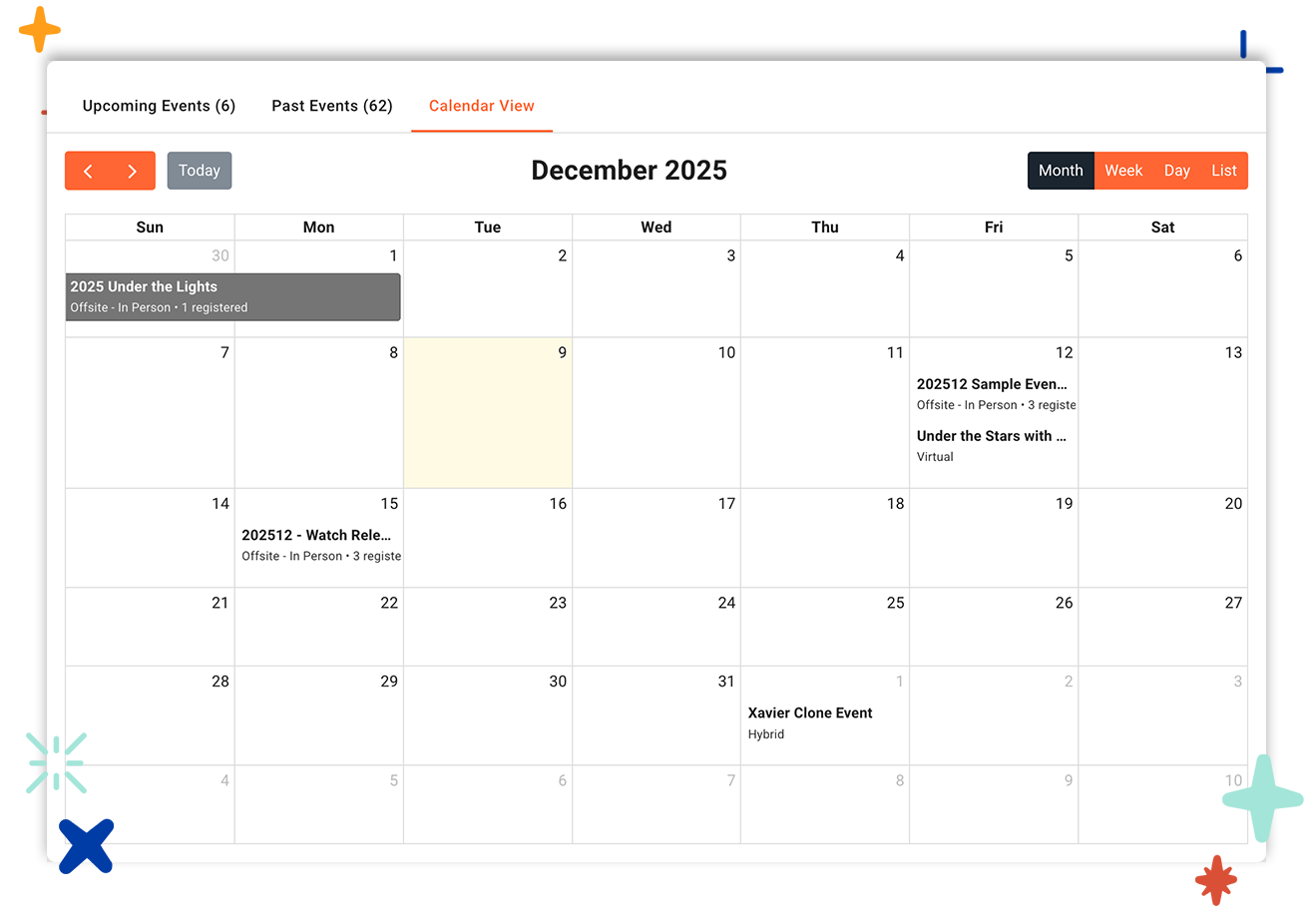 organized-events-with-calendar